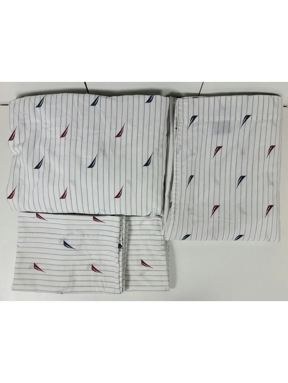 Nautica Boat & Stripes Bedsheet Set Full Size